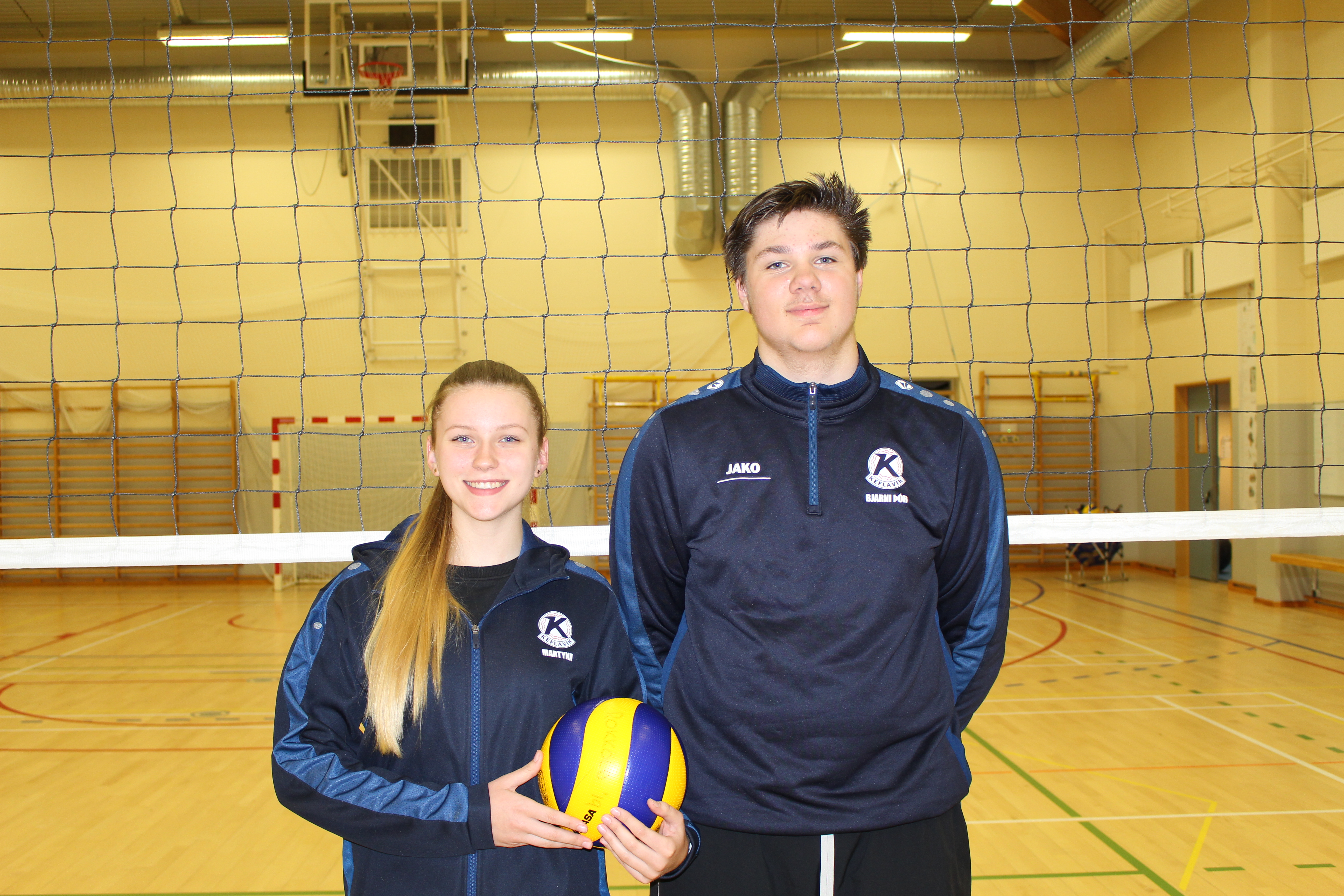 Tveir Keflvíkingar valdir í úrtakshópa yngri landsliða Íslands í blaki.